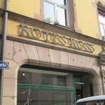 acryl rückleuchter schattenschrift rotes ross