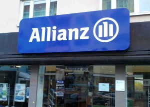 allianz lichtwerbung