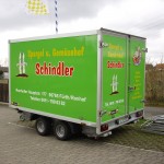 anhänger beklebung folie