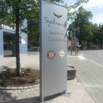 werbepylon konnvex unbeleuchtet spillmanns nürnberg